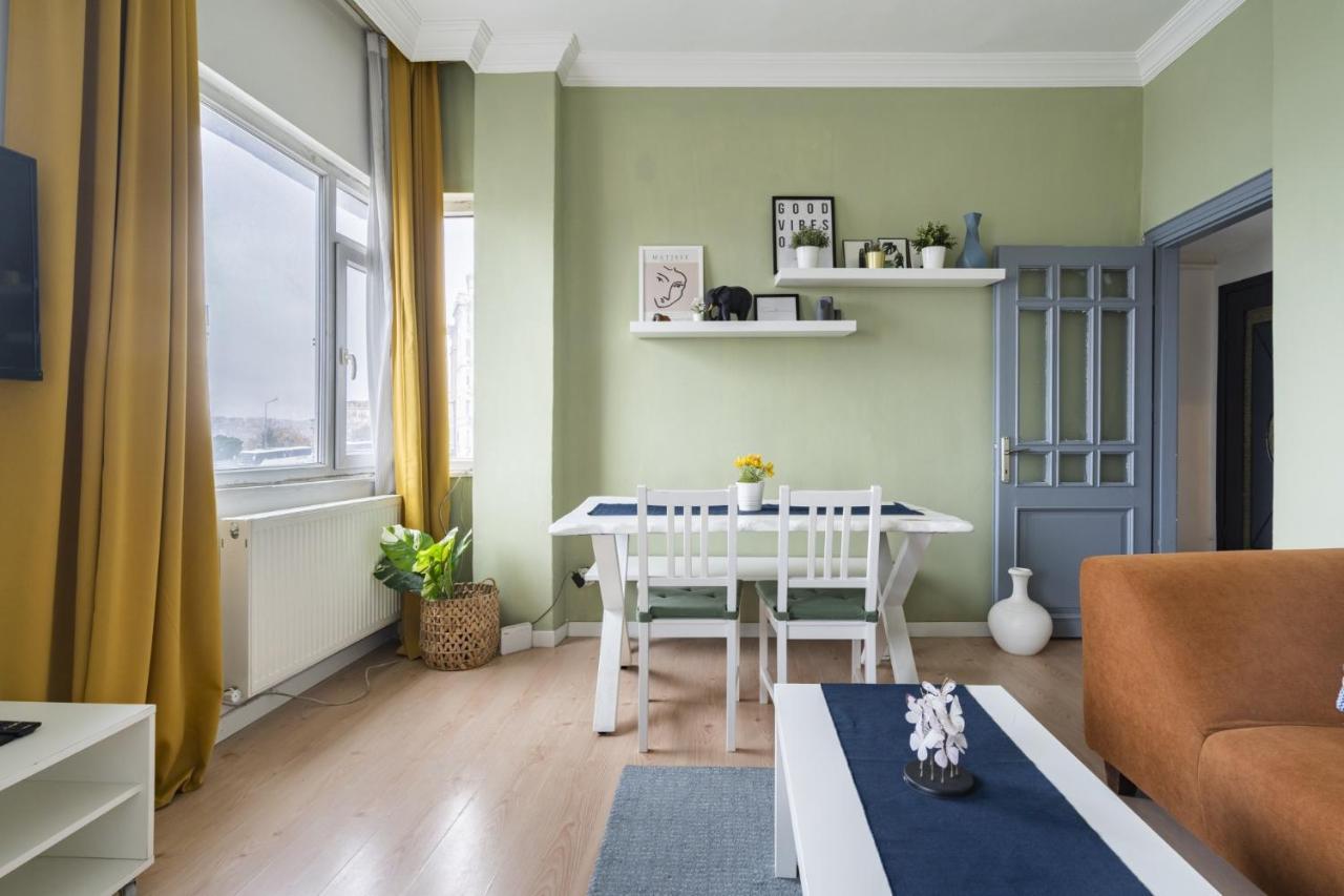 Central Flat W Sea View And Near Galata Tower Istambul Exterior foto