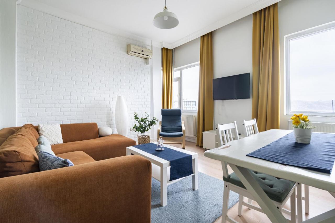 Central Flat W Sea View And Near Galata Tower Istambul Exterior foto